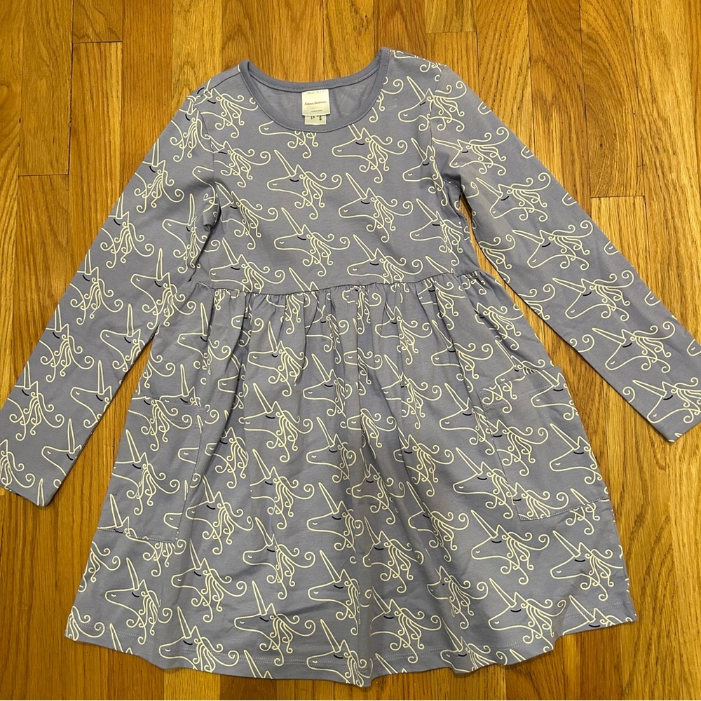 NWOT Hanna Andersson 120 6/7 Unicorn Dress